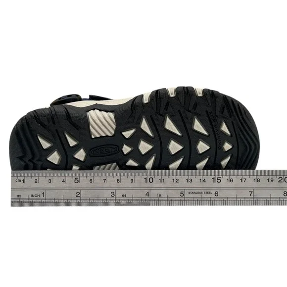 KEEN Boys Targhee Adaptive Slip-on Hiking Shoes Size 11 Navy Blue Grey Orange - Picture 13 of 14